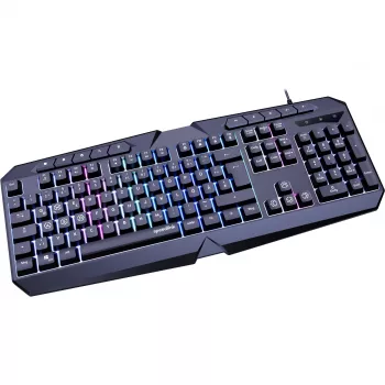 Tastatur SPEEDLINK LUDICIUM Gaming USB QWERTZ German Schwarz