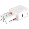 Travel Charger World 65W USB-C + USB-A weiß