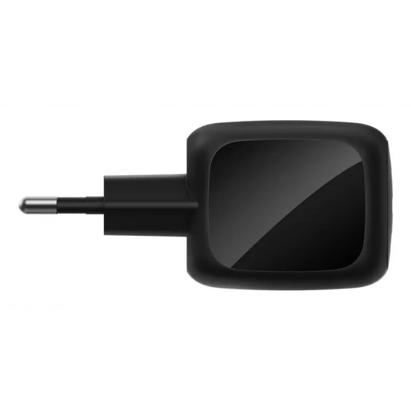 Indoor AC-Schnellladegerät Belkin WCH019kqBK — 2× USB‑C, Schwarz, OVP/OC/OT/SC-Schutz