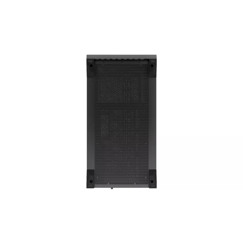 Computergehäuse KRUX Palum KRXD008 ATX Schwarz — 2x 3,5-Zoll-Schächte, 2x 2,5-Zoll-Schächte, 2x 120-mm-Lüfter, GPU bis zu 39,5 cm