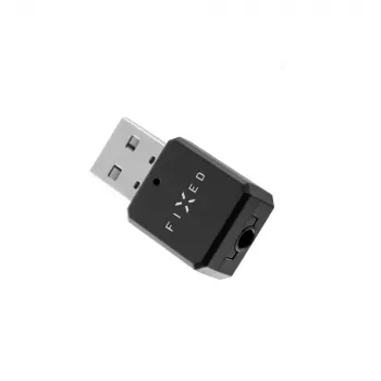 Bluetooth-Audioempfänger FIXED FIXSIG-BK — schwarz, kabelloser Audio-Streaming-Adapter mit 3,5-mm-Ausgang