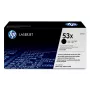 HP 53X High Yield Schwarz Original LaserJet Tonerkartusche, 7000 Seiten, Schwarz, 1 Stück