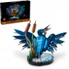 LEGO Icons Kingfisher Vogel-Set Modellbau-Set für Erwachsene mit Wasser-Setting und Ausstellungsständer, tolles Wohn- und Büro-Dekor für den Schreibtisch, Valentinstag
