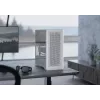 APNX PC Midi Tower C1-R-WT-v1 — Weiß, unterstützt ATX/Micro-ATX/Mini-ITX, 3x 120 mm Frontlüfter vorinstalliert, 3x 3,5-Zoll + 3x 2,5-Zoll Schächte, USB 3.2 Gen1 x2
