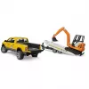 Car Dodge RAM 2500 Service mit Anhänger