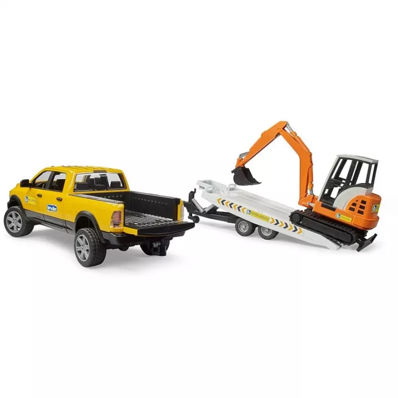 Car Dodge RAM 2500 Service mit Anhänger