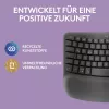 Logitech Wave Keys Tastatur Office RF Wireless + Bluetooth QWERTZ Grafit