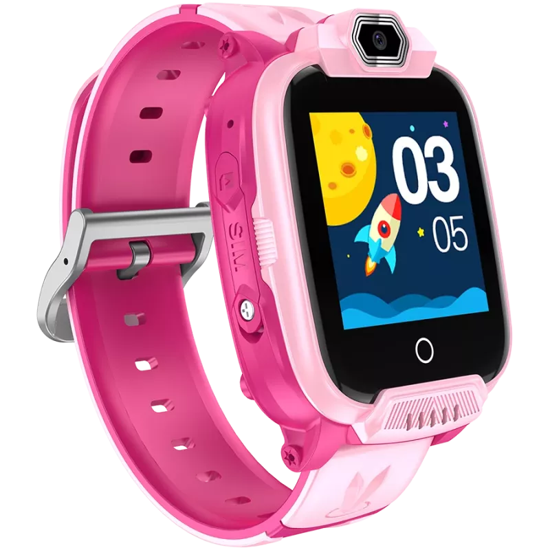 CANYON Kinderuhr Jondy KW-44 4G Kamera GPS Musik Pink
