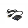 Videoadapter SAVIO CL-23/B VGA (Stecker) auf HDMI Typ A (Buchse) 0,5 m, schwarz