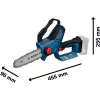 Akku-Astsäge GKE 18V-20 Professional solo, 18 Volt, Kettensäge Blau, ohne Akku und Ladegerät