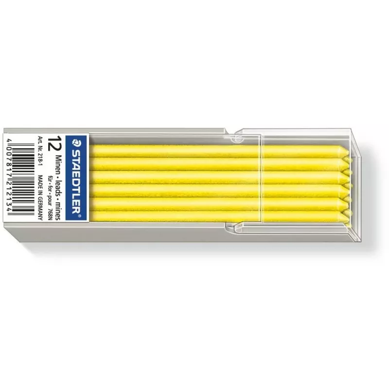 Marker-Nachfüllpackung Staedtler Lumocolor 218 Gelb 12 Stück