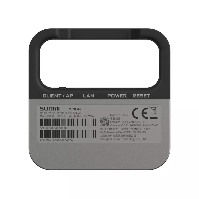 MINI AP Access Point Sunmi Mini AP Wi-Fi 1GHz Wi-Fi 802.11ah