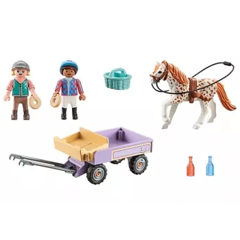 Playmobil 71496 Horses of Waterfall: Ponykutsche