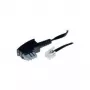 S/CONN 6m TAE-N – RJ 11 Schwarz Transparent ShiverPeaks