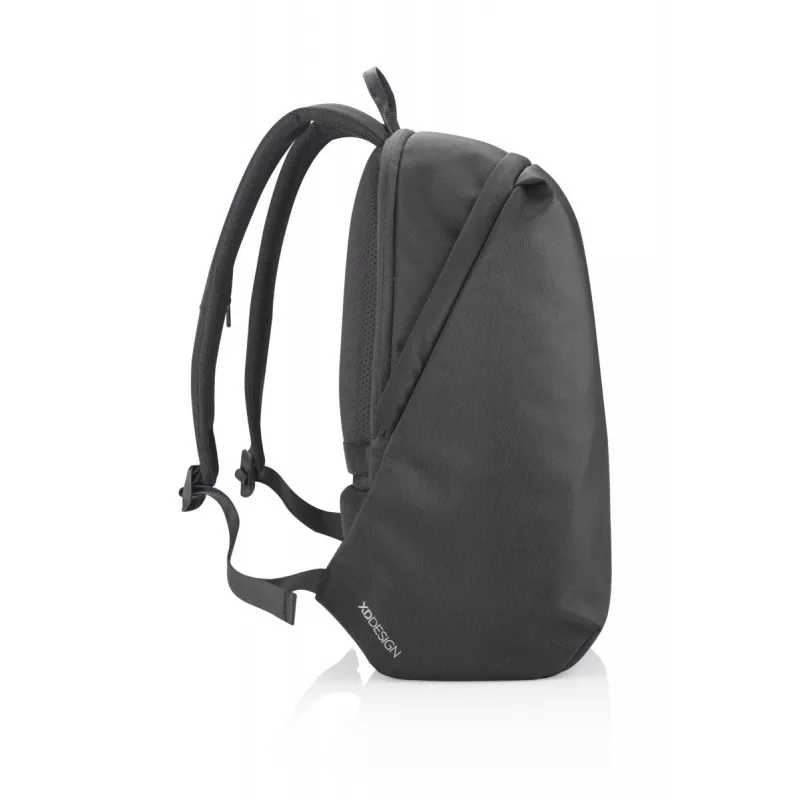 Freizeitrucksack XDDESIGN Bobby Soft mit 15,6-Zoll-Notebookfach, 16 l, PET, schwarz
