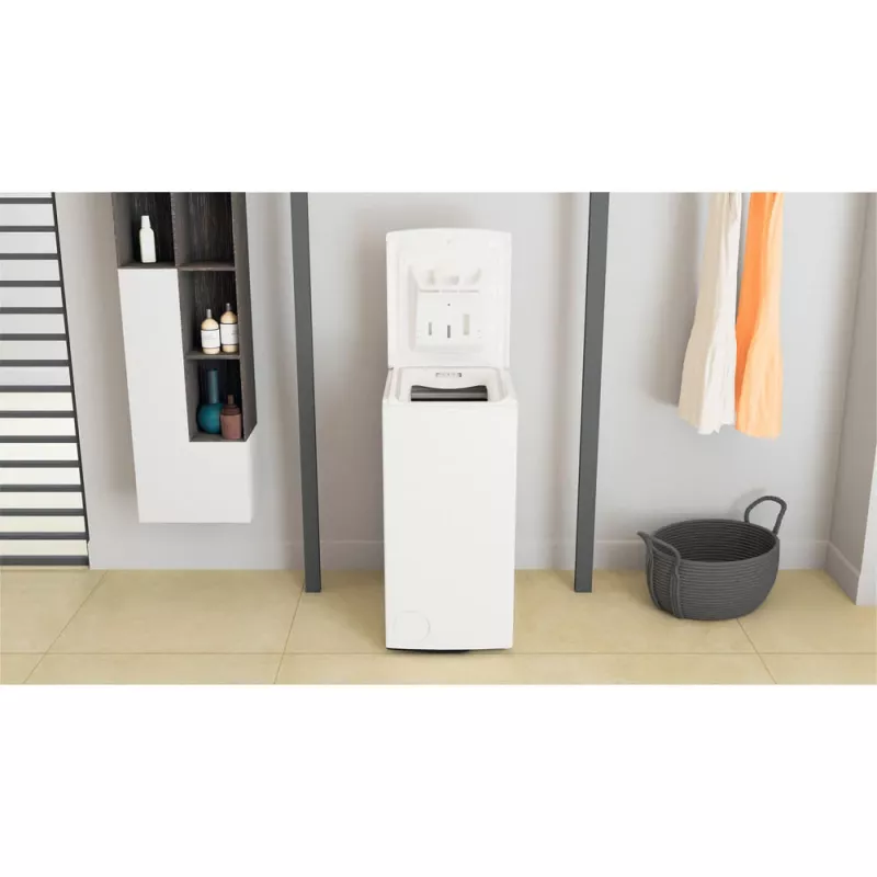 WHIRLPOOL Toplader-Waschmaschine TDLR 7231BS EU 7 kg, 1200 U/min, Energieklasse D, Breite 40 cm, Tiefe 60 cm, Invertermotor