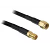 Koaxialkabel DeLOCK 2m RP-SMA CFD200 Schwarz
