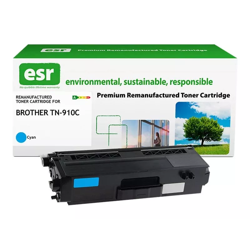 ESR Tonerkartusche kompatibel mit Brother TN-910C Cyan wiederaufbereitet 9.000 Seiten