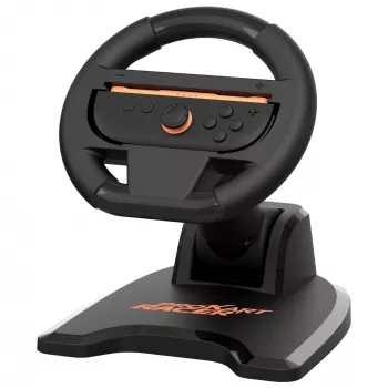 Racing Wheel SUBSONIC SA5727-1 für Nintendo Switch — einstellbare Empfindlichkeit, Kart-Racer-Design