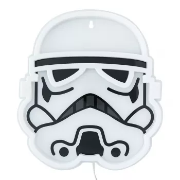Wandmontierbare LED-Neonleuchte Paladone Stormtrooper Modell PP14595SWVN, dekorative Star Wars-Beleuchtung