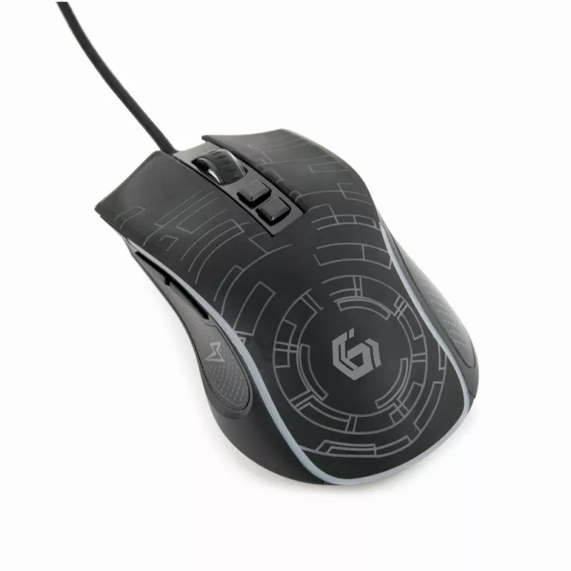 Gembird MUSG-RGB-01 Maus für Rechtshänder USB Typ-A 3600 DPI