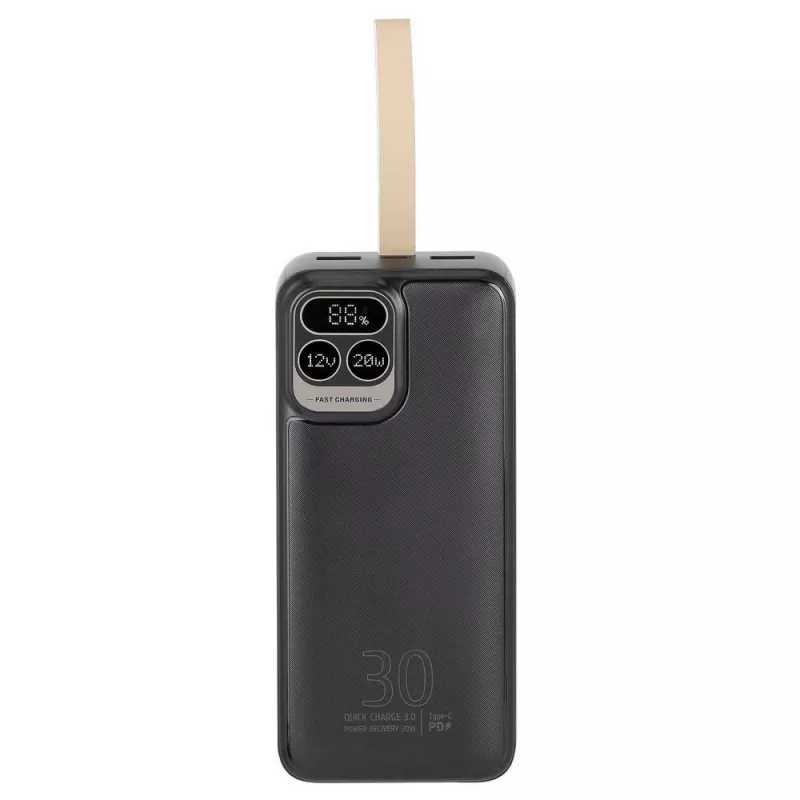 Rivacase VA2585 Powerbank 30000 mAh 20W, Schwarz