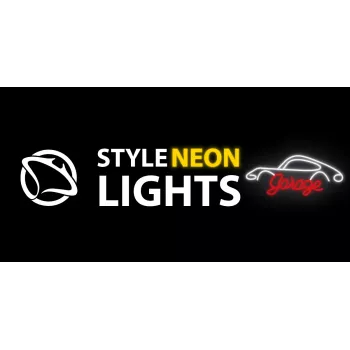 Dekorative Neonleuchte MANTA SNL95WH weiß-rot — zweifarbige Beleuchtung im Neon-Stil