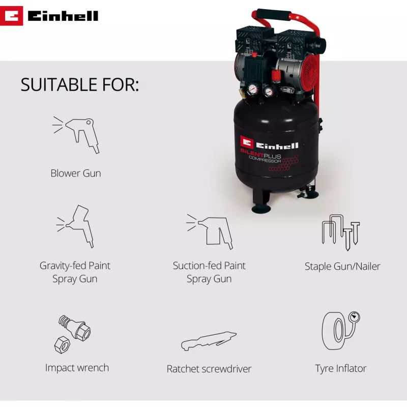 Air Compressor Einhell TE-AC 24 Silent 750 W 135 l/min