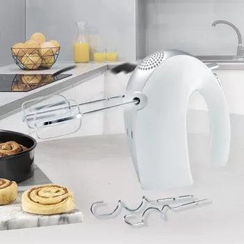 Handmixer Maestro MR-506 – 2-Gang, weiß, kompakter Küchenmixer