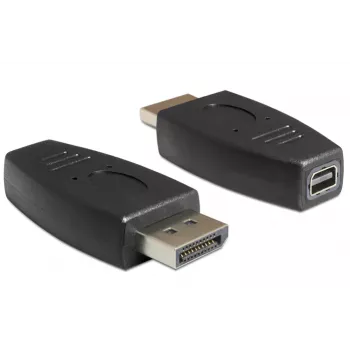 DeLOCK - DisplayPort-Adapter - DisplayPort (M) auf Mini DisplayPort (W) - Schwarz