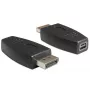 DeLOCK - DisplayPort-Adapter - DisplayPort (M) auf Mini DisplayPort (W) - Schwarz