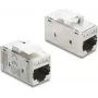 DELOCK Keystone-Koppler RJ45 Cat.6A Metall, blau zu blau