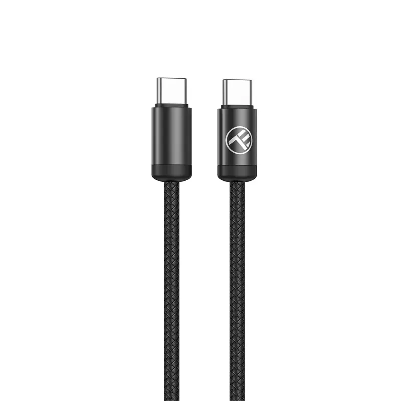 USB-C-Kabel Tellur TLL155791, 1 m, 3A, Schwarz