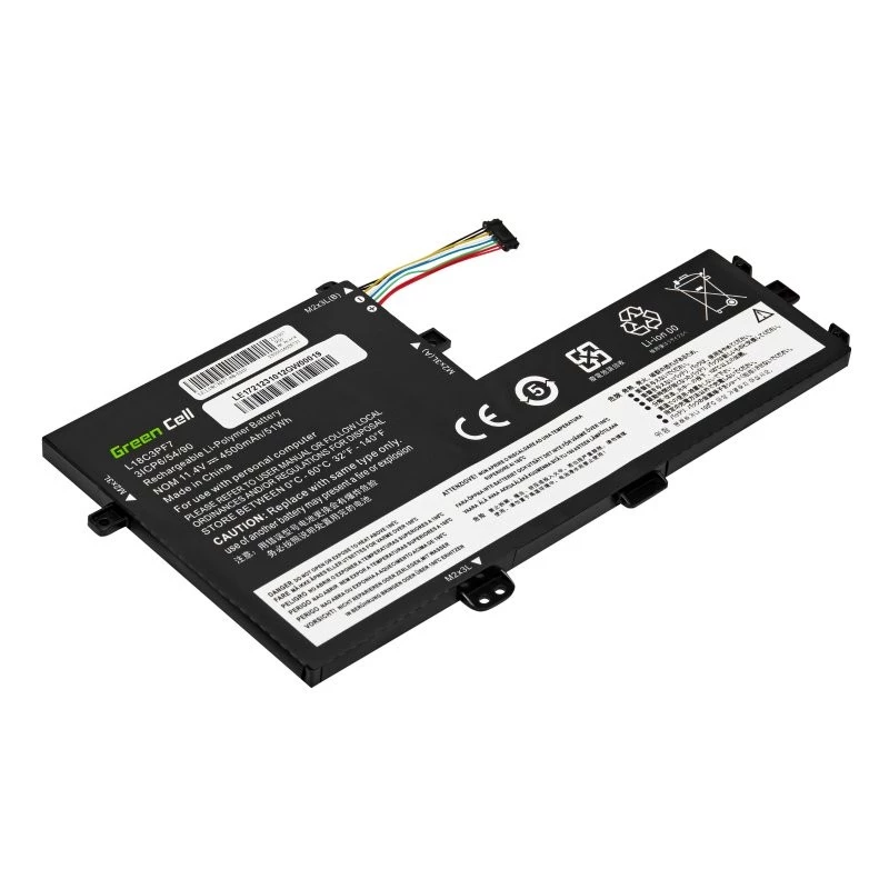 Akku Grün Cell LE172 Lithium-Polymer 4500 mAh für Lenovo IdeaPad C340 / S340 Serie