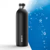 BRITA Karbonisierflasche 650 ml, Edelstahl, schwarz, spülmaschinenfest