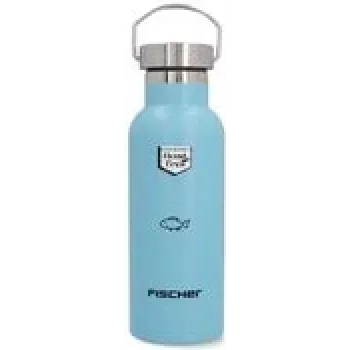 Edelstahl-Trinkflasche FISCHER 50439 – Leicht, Blau