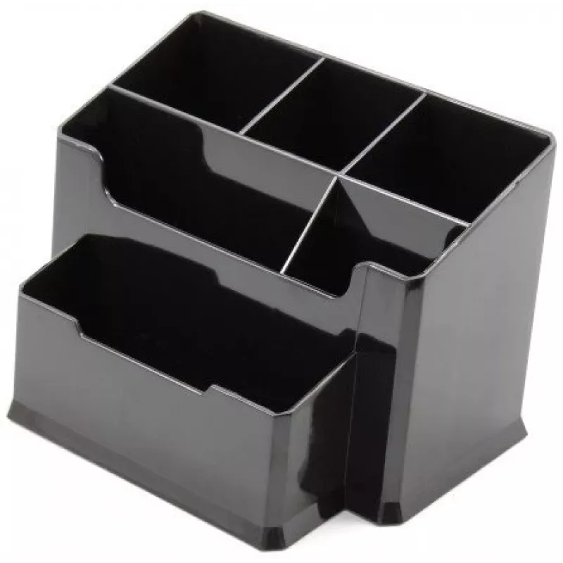 Federmäppchen Forpus, schwarz, leer, Fach 6 1005-005