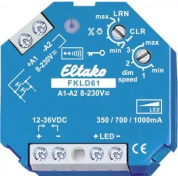 Dimmerschalter Eltako FKLD61 300W 1–10V – wandmontierter LED-Dimmer