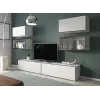 Cama living room furniture set ROCO 3 (2xRO3+2xRO4+2xRO1) Weiß/Schwarz/Weiß
