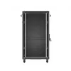 Rack-Schrank LANBERG FF01-6222-12B 22U 600x1200 mm schwarz mit Glasfront- und -rücktüren