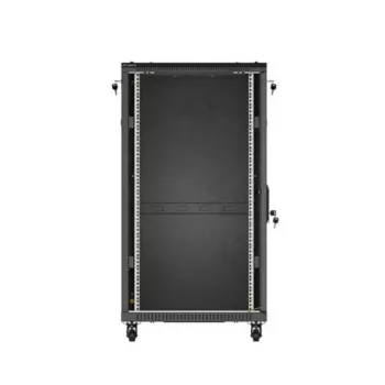 Rack-Schrank LANBERG FF01-6222-12B 22U 600x1200 mm schwarz mit Glasfront- und -rücktüren