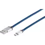 USB-Kabel S/CONN 14-50021 USB 2.0 0,9 m USB A USB C Blau