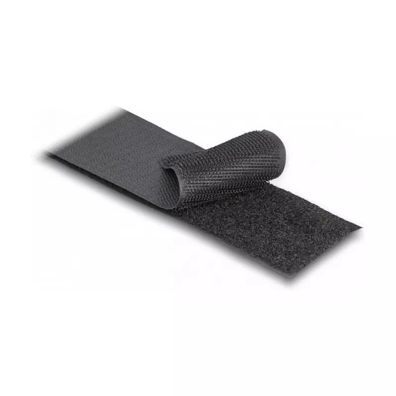 DeLOCK Klettband Heavy-Duty 15 m x 50 mm schwarz