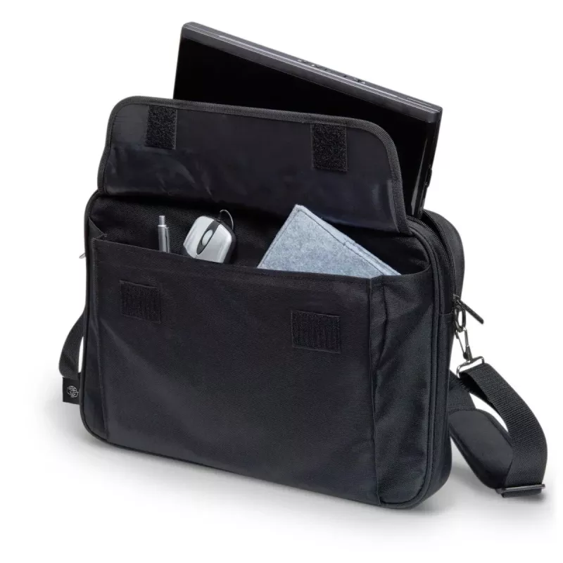 Toploader-Tasche DICOTA D30805-RPET 40,6 cm 16 Zoll Schwarz