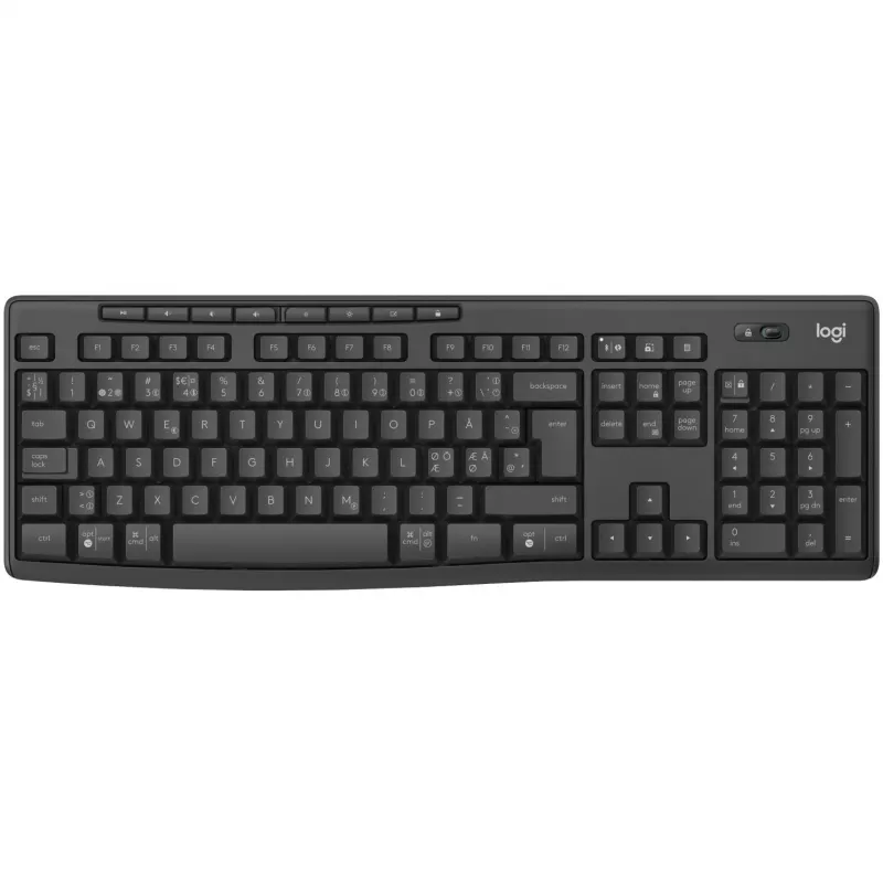 Logitech MK370 Combo for Business Tastatur Maus enthalten Büro RF Wireless + Bluetooth QWERTY Nordic Graphite