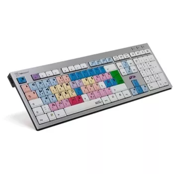 Logickeyboard Avid Media Composer QWERTZ Deutsch Aluminium
