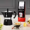Bialetti Moka Express Moka-Kanne Schwarz