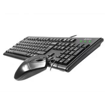 A4Tech KM-72620D - Tastatur-Maus-Set - USB - US - Schwarz