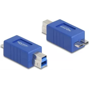 DeLOCK 67215 Kabeladapter USB Typ-B USB Micro-B Blau