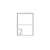Avery - Adressetiketten - Weiß - 199,6 x 143,5 mm - 200 Etiketten (100 Blatt x 2) (L7168-100)